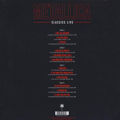 Metallica - Classics Live (Import, Gatefold, Grey Vinyl) (2 LP) - Joco Records