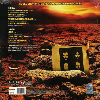Metallica - Exit Sandman (Limited Import, Live Performance Broadcasts, Sand Vinyl) (LP) - Joco Records