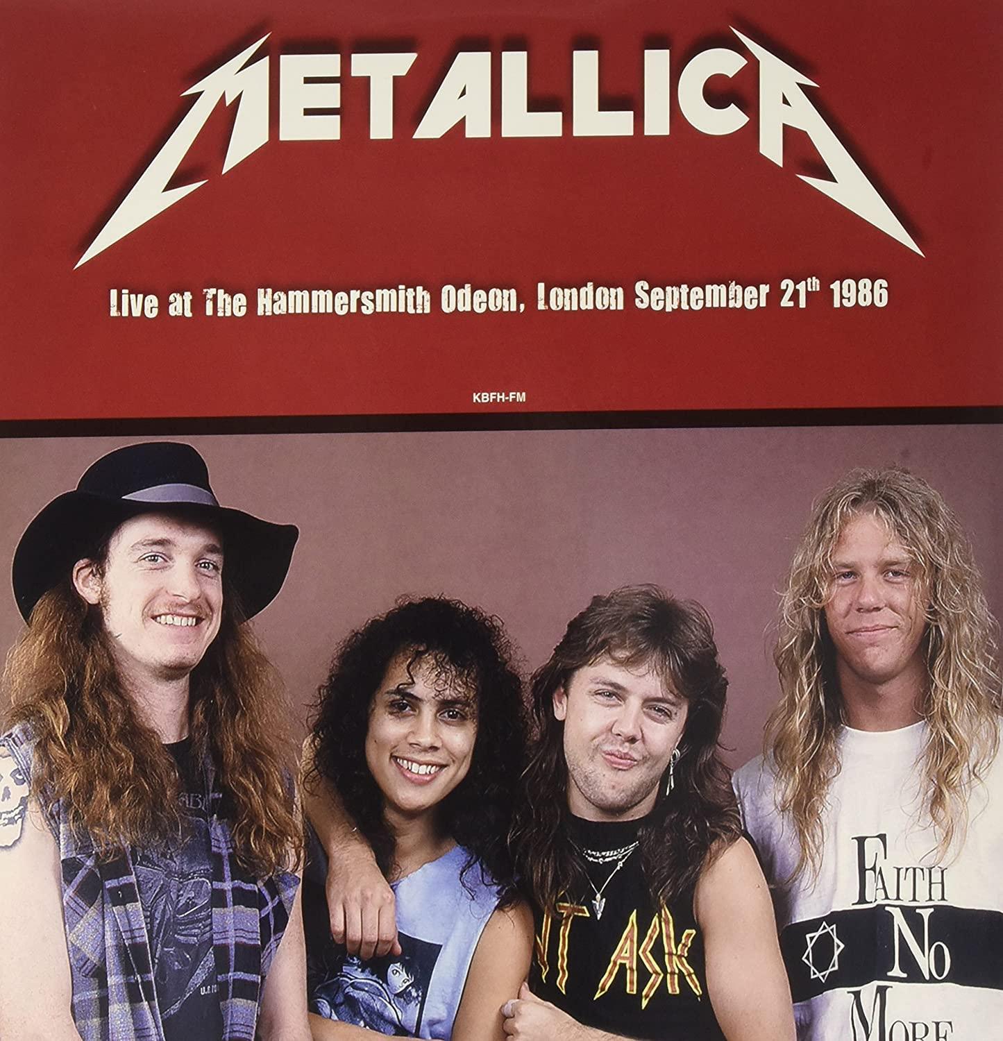 Metallica - Live At The Hammersmith Odeon, London - September 21st, 1986 (Limited Edition Import, Broadcast Recording, 180 Gram, Red Vinyl) (LP) - Joco Records