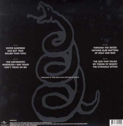 Metallica - Metallica (Limited Import, Remastered) (2 LP) - Joco Records