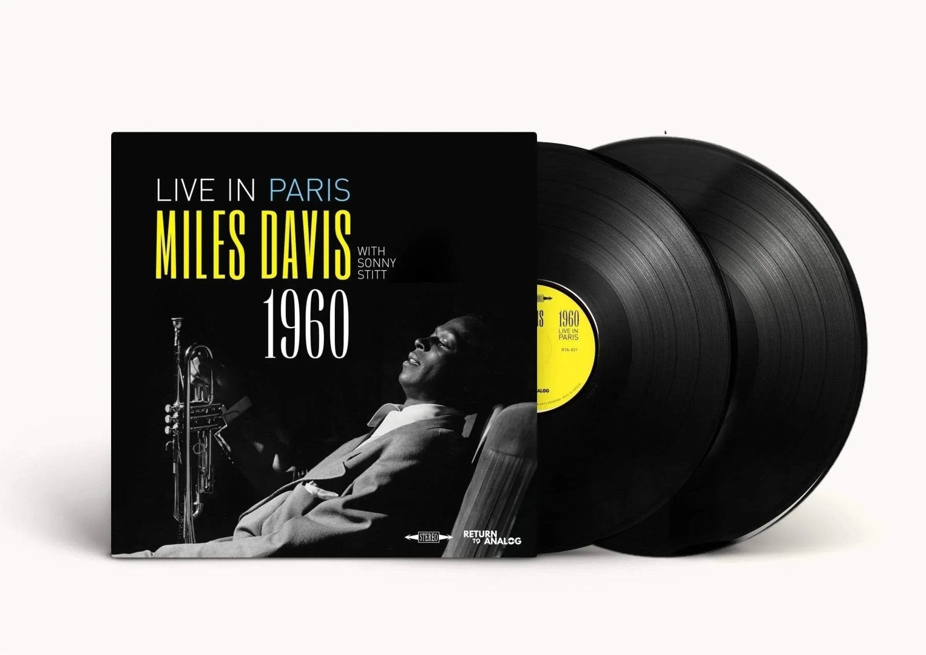 Miles Davis with Sonny Stitt - Live In Paris 1960 (180 Gram Black Vinyl | 2 LP) - Joco Records