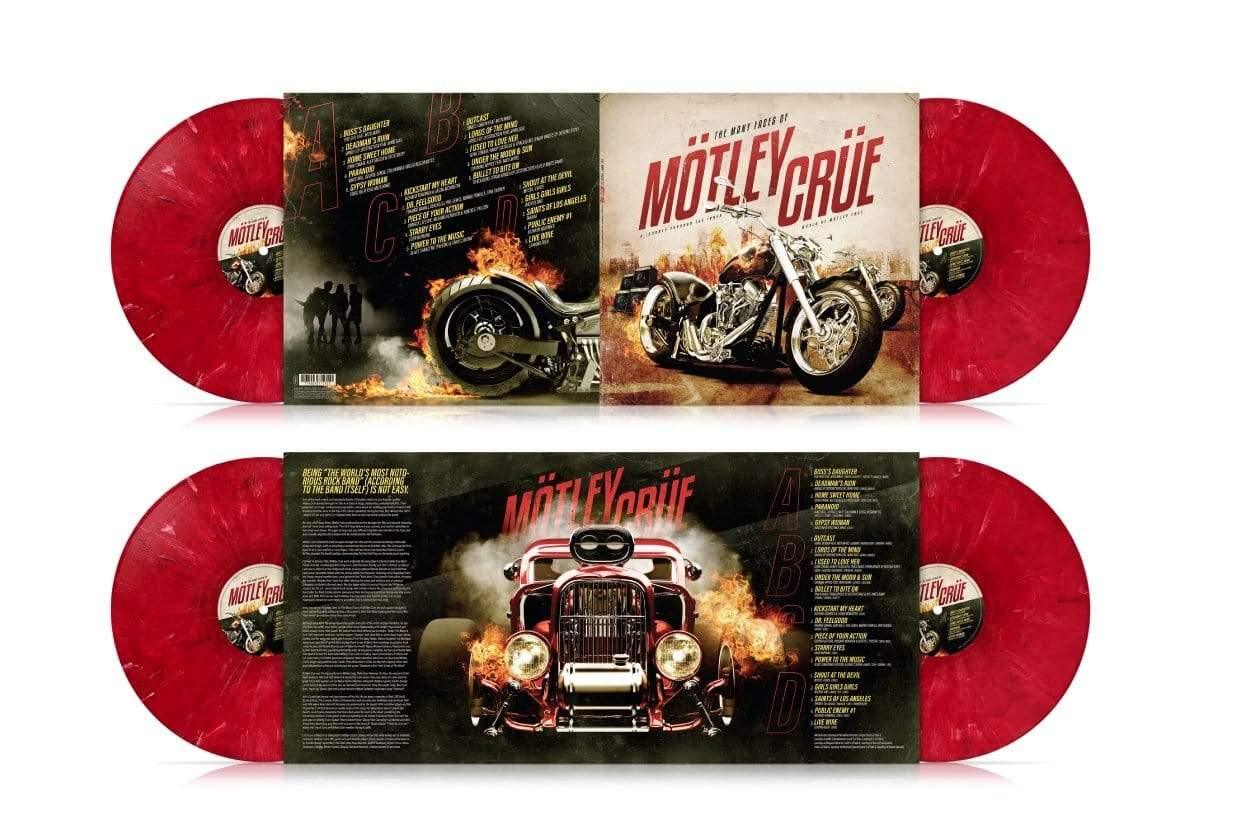 Motley Crue - The Many Faces Of Motley Crue (Limited Ed. Gatefold Red Marble Vinyl) - Joco Records