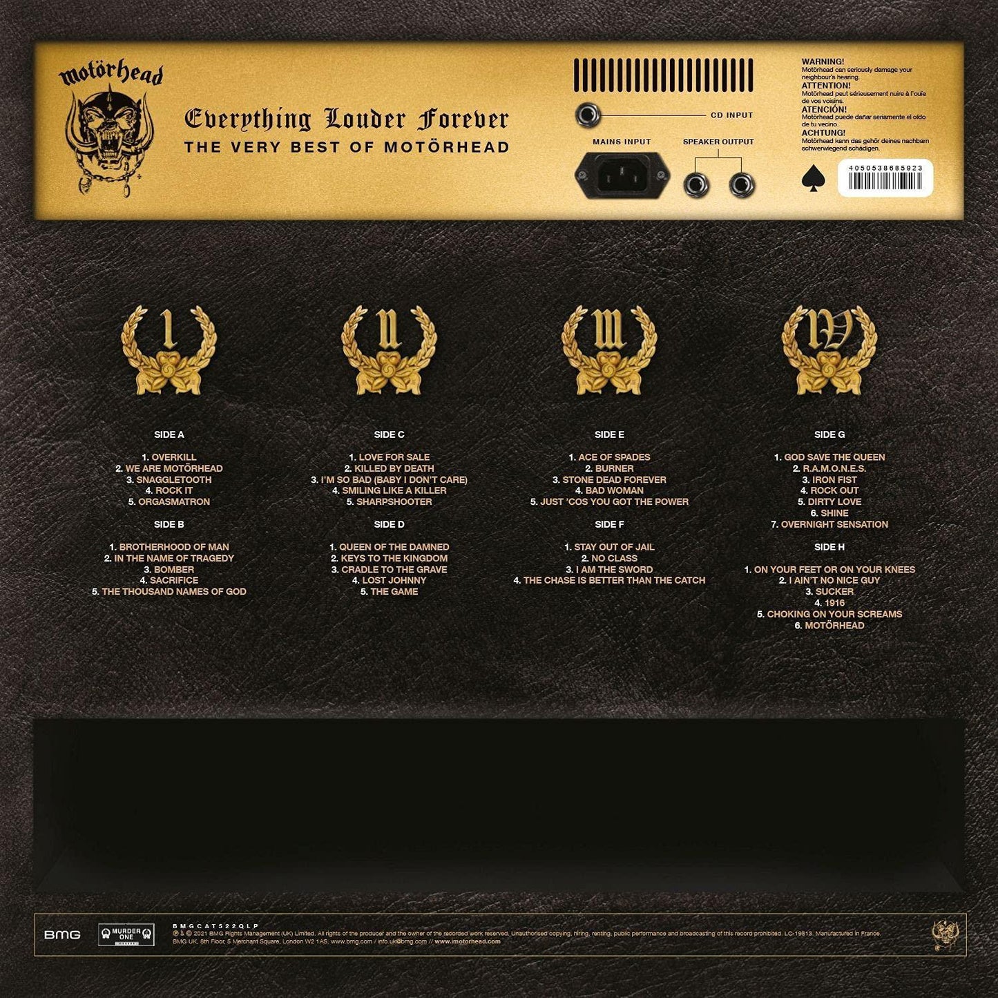 Motörhead - Everything Louder Forever - The Very Best Of (4 LP) - Joco Records