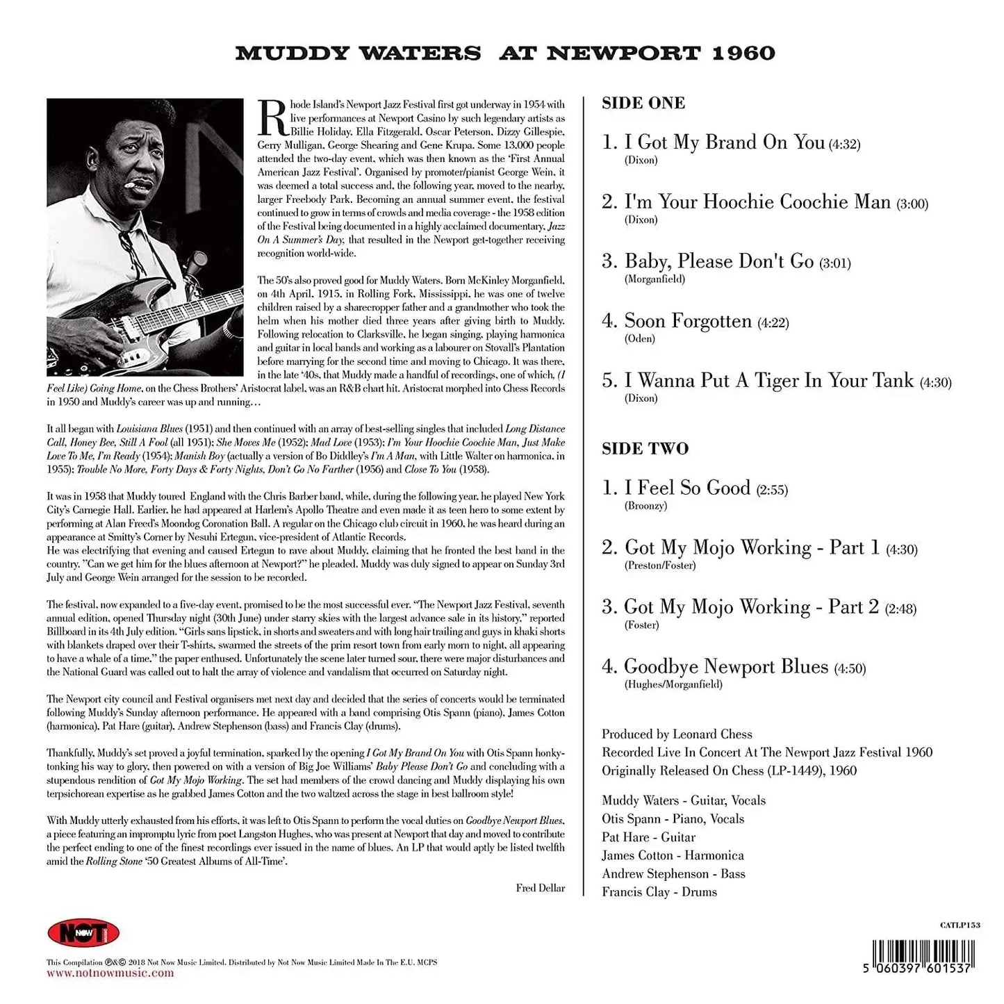 Muddy Waters - At Newport, 1960 (Limited Import, 180 Grams) (LP) - Joco Records