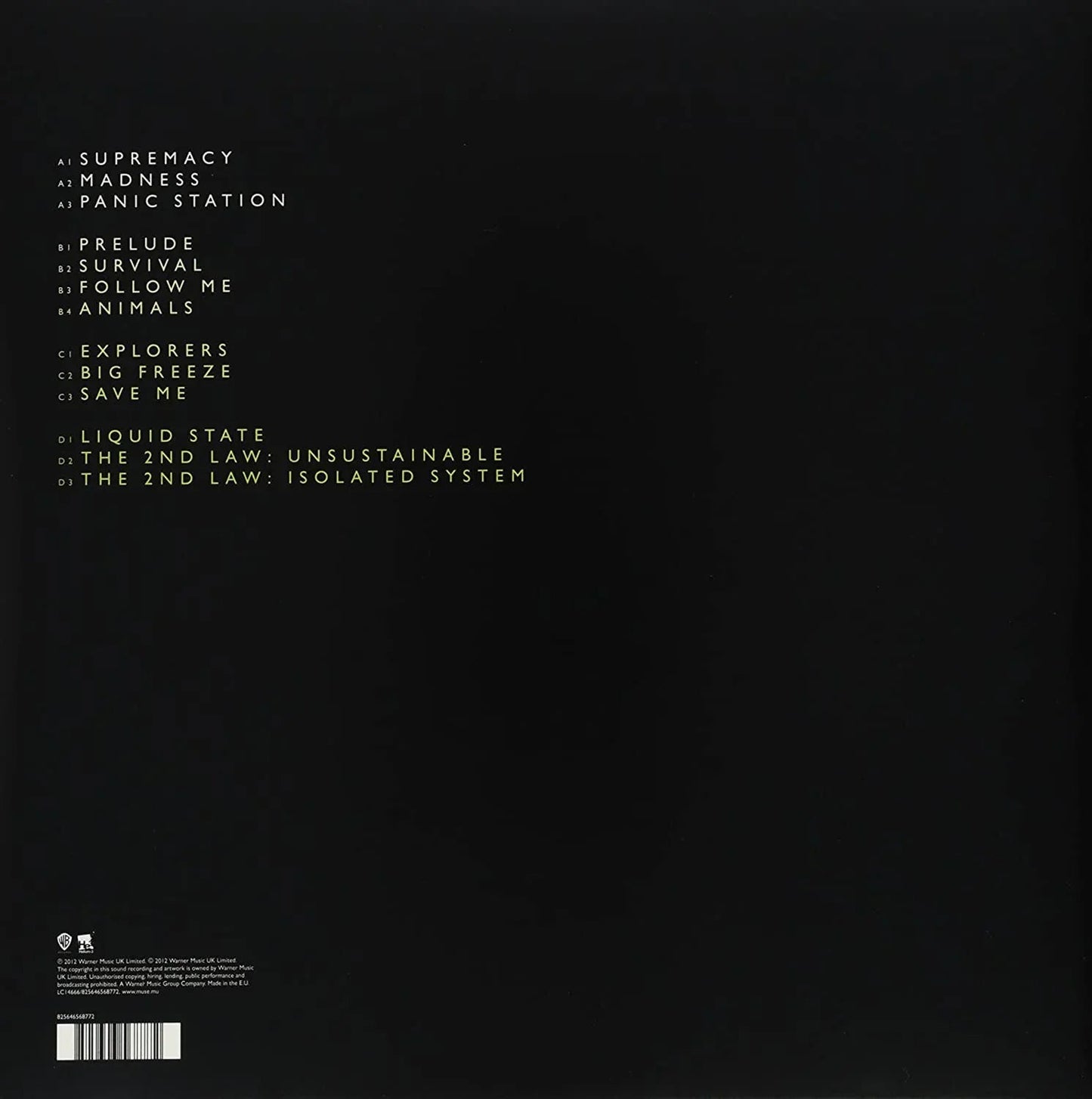 Muse - The 2nd Law (Gatefold, 180 Gram) (2 LP) - Joco Records