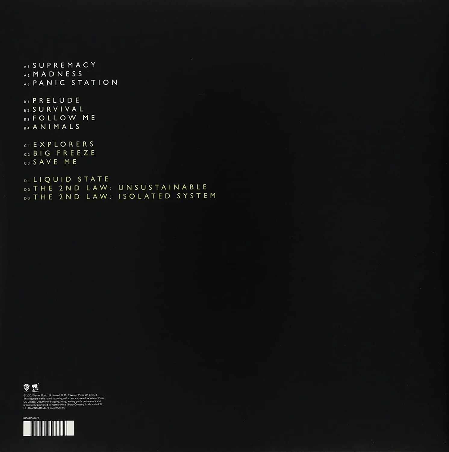 Muse - The 2nd Law (Gatefold, 180 Gram) (2 LP) - Joco Records