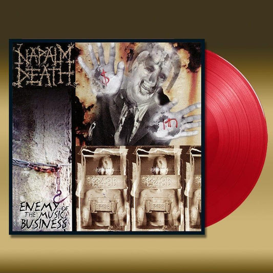 Napalm Death - Enemy Of The Music Business (Red Vinyl) (LP) - Joco Records