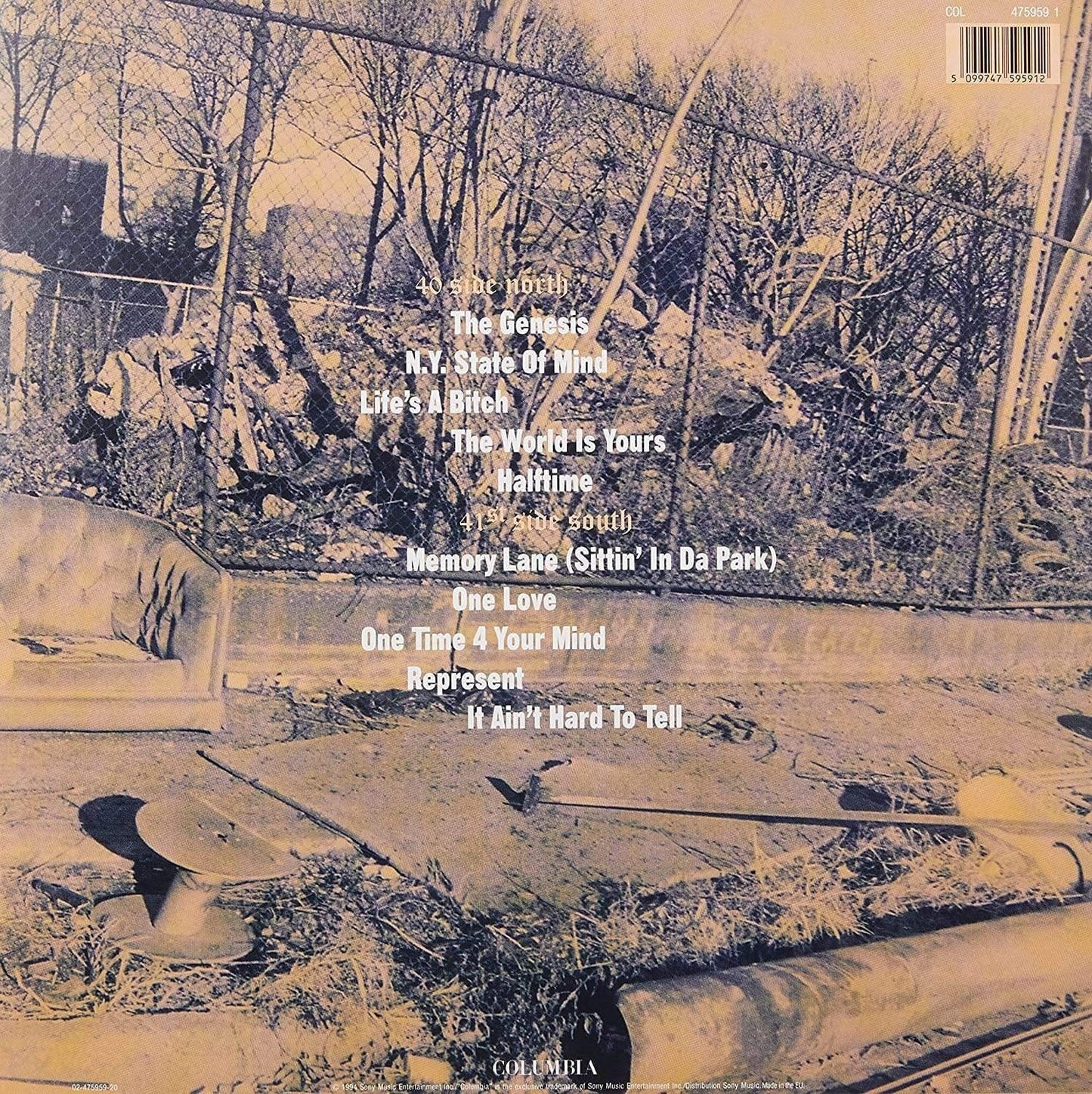 Nas - Illmatic (Limited Import Edition) (LP) - Joco Records