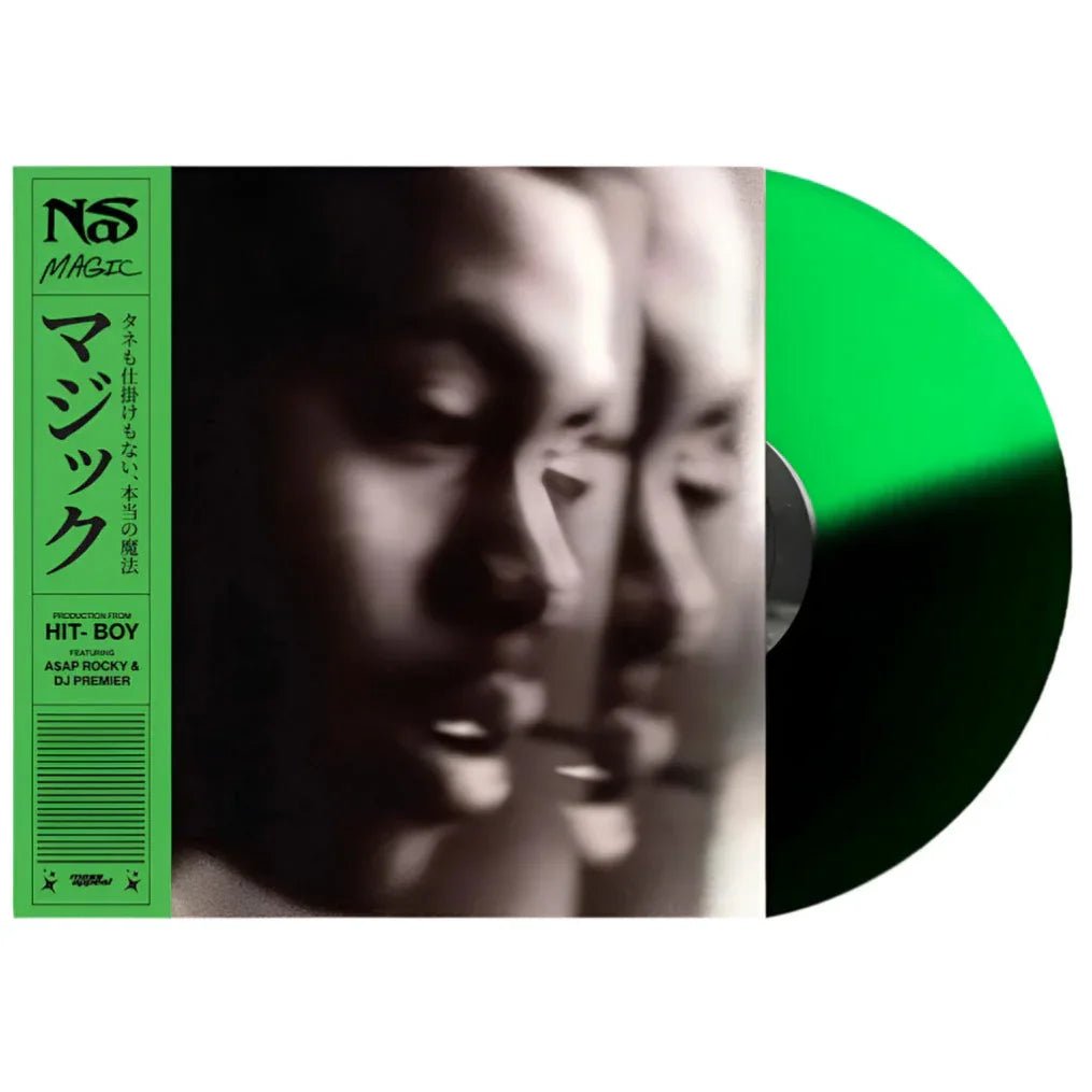 Nas - Magic (Limited Edition, Green & Black Split Vinyl) (LP) - Joco Records