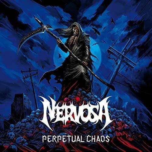 Nervosa - Perpetual Chaos (Blue Vinyl) (LP) - Joco Records
