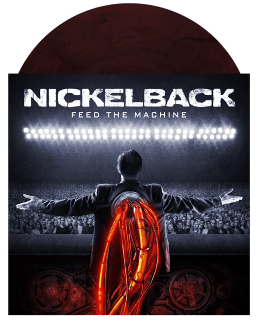 Nickelback - Feed The Machine (Limited Edition, Red & Black Marble Color Vinyl) - Joco Records