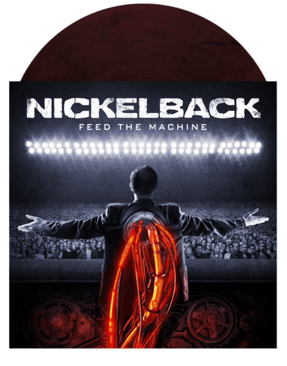 Nickelback - Feed The Machine (Limited Edition, Red & Black Marble Color Vinyl) - Joco Records