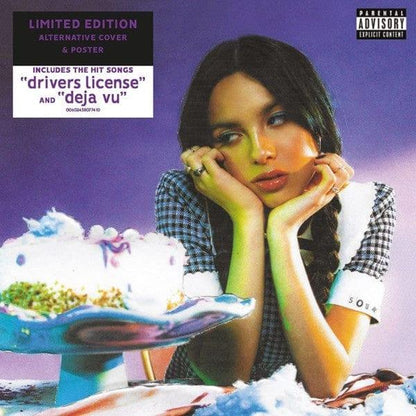 Olivia Rodrigo - Sour (Limited Deluxe Edition Import, Blue Vinyl) (LP) - Joco Records