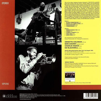 Ornette Coleman - This Is Our Music (Deluxe Edition, Bonus Tracks, 180 Gram) (LP) - Joco Records