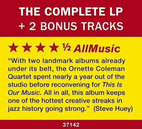 Ornette Coleman - This Is Our Music (Deluxe Edition, Bonus Tracks, 180 Gram) (LP) - Joco Records