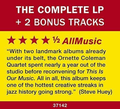 Ornette Coleman - This Is Our Music (Deluxe Edition, Bonus Tracks, 180 Gram) (LP) - Joco Records
