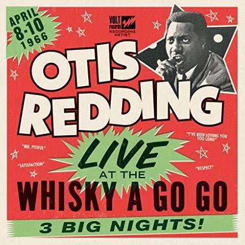 Otis Redding - Live At The Whiskey A Go Go (180 Gram) (2 LP) - Joco Records