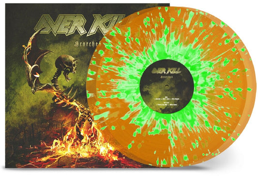 Overkill - Scorched (Indie Exclusive, Amber W/ Green Splatter Color Vinyl) (2 LP) - Joco Records