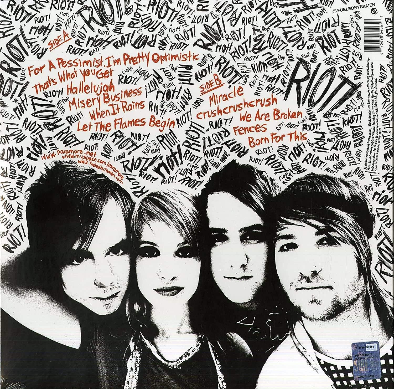 Paramore - Riot! (Limited Edition, Silver Vinyl) (LP) - Vinyl