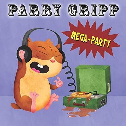 Parry Gripp - Mega Party (2 LP) (Yellow/Blue Split & Yellow/Red Split) - Joco Records