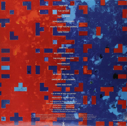 Paul McCartney - Tug of War (Limited Edition, Remastered, 180 Gram, Blue Vinyl) (LP) - Joco Records