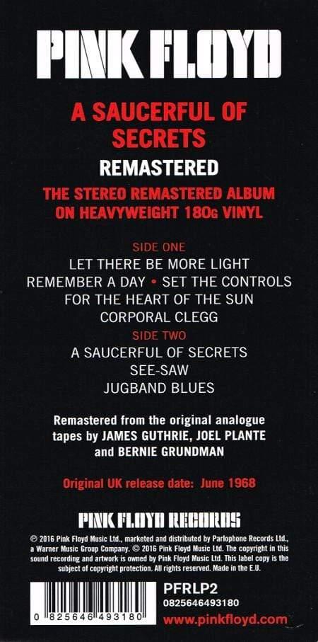 Pink Floyd - Saucerful Of Secrets (Remastered, 180 Gram) (LP) - Joco Records