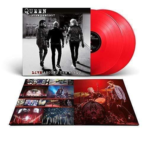 Queen & Adam Lambert - Live Around The World (Limited Edition, Red Vinyl, Indie Exclusive) - Joco Records