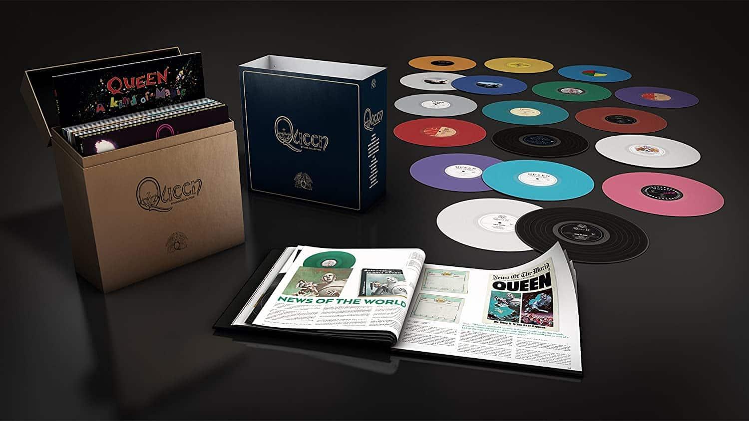 Queen: Complete Studio Box Set (Limited Edition Box Set, 180 Gram, Color Vinyl) (18 LP) - Joco Records