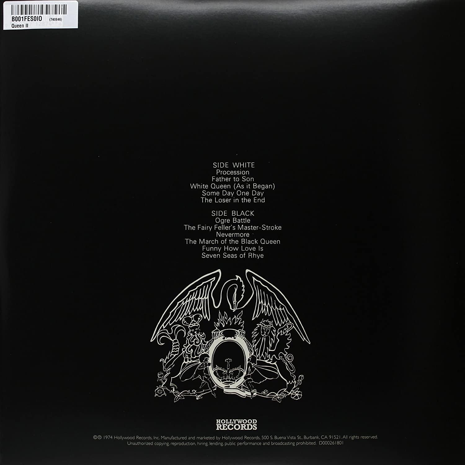 Queen - Queen II (Remastered, Gatefold, 180 Gram) (LP) - Joco Records