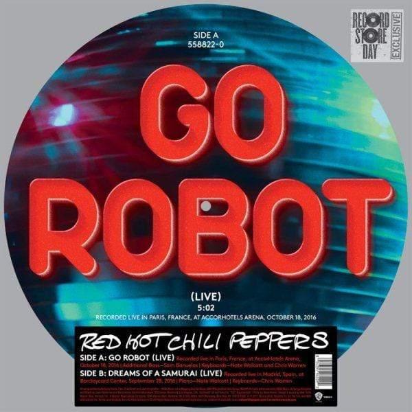 Red Hot Chili Pepper - Go Robot/Dreams Of A Samurai (Live)(Vinyl Single Picture Disc) - Joco Records