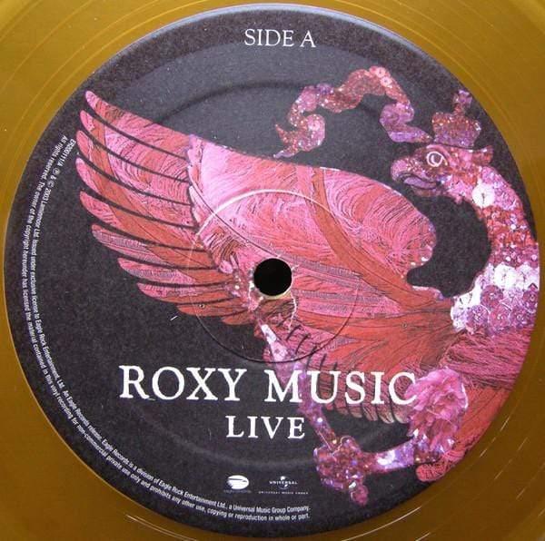 Roxy Music - Live (Limited Edition, Remastered, Gold Vinyl) (3 LP) - Joco Records