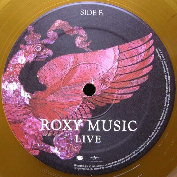 Roxy Music - Live (Limited Edition, Remastered, Gold Vinyl) (3 LP) - Joco Records