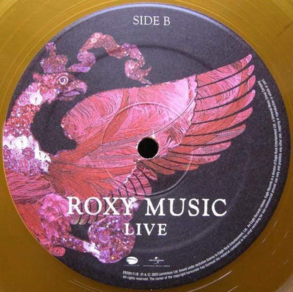 Roxy Music - Live (Limited Edition, Remastered, Gold Vinyl) (3 LP) - Joco Records