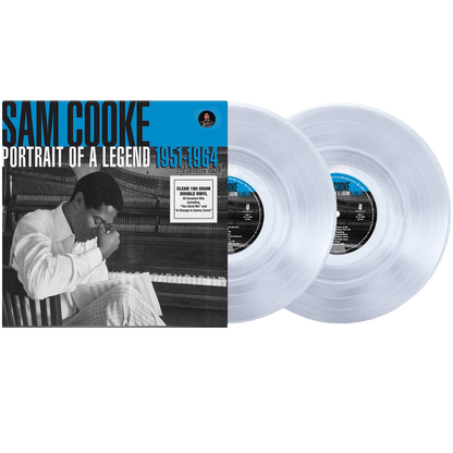 Sam Cooke - Portrait Of A Legend 1951-1964 (Limited Edition, Indie Exclusive, 180 Gram, Clear Vinyl) (2 LP) - Joco Records
