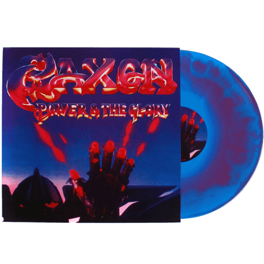 Saxon - Power & The Glory (Limited Edition, Blue & Purple Swirl Color) (LP) - Joco Records