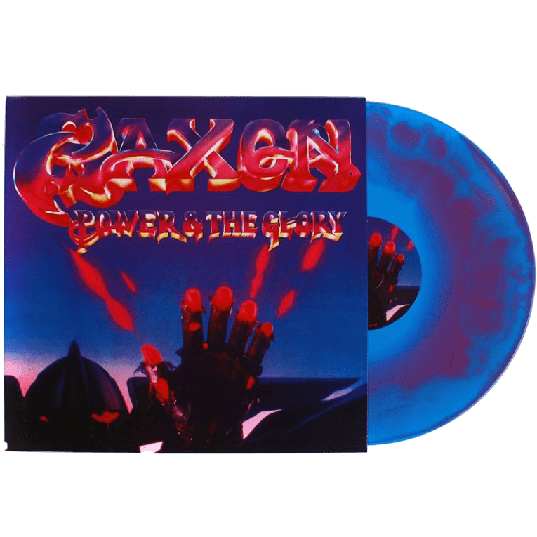 Saxon - Power & The Glory (Limited Edition, Blue & Purple Swirl Color) (LP) - Joco Records