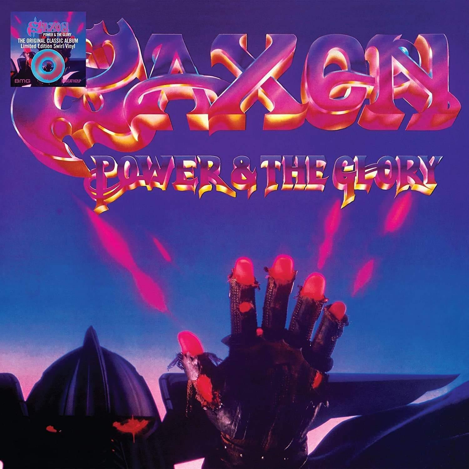 Saxon - Power & The Glory (Limited Edition, Blue & Purple Swirl Color) (LP) - Joco Records