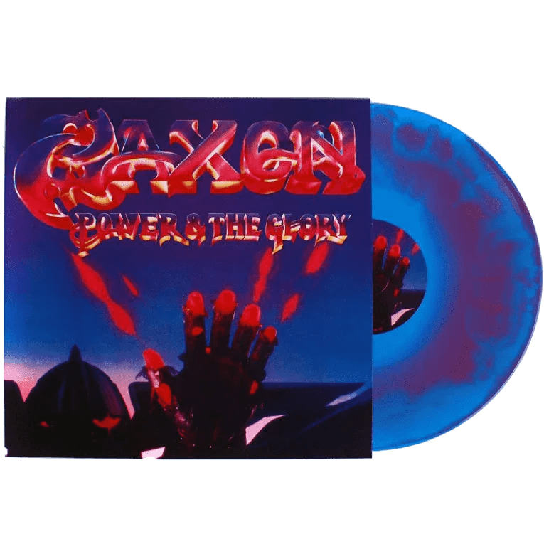 Saxon - Power & The Glory (Limited Edition, Blue & Purple Swirl Vinyl) (LP) - Joco Records