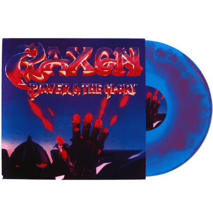 Saxon - Power & The Glory (Limited Edition, Blue & Purple Swirl Vinyl) (LP) - Joco Records