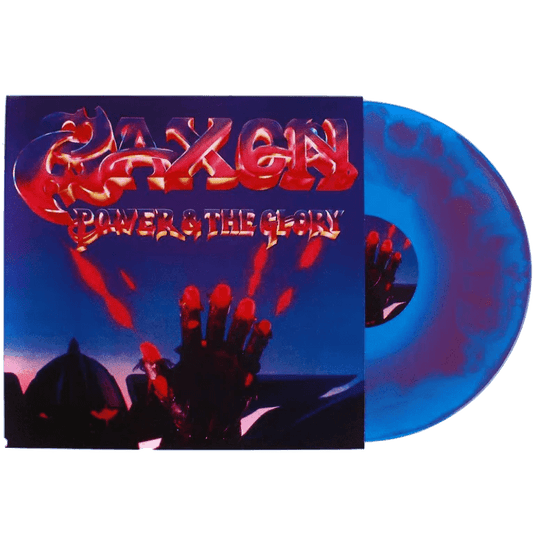 Saxon - Power & The Glory (Limited Edition, Blue & Purple Swirl Vinyl) (LP) - Joco Records