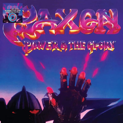 Saxon - Power & The Glory (Limited Edition, Blue & Purple Swirl Vinyl) (LP) - Joco Records