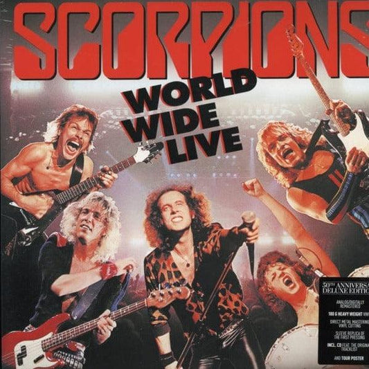Scorpions - World Wide Live: 50th Anniversary (Import) (Bonus CD, Anniversary Edition) (2 LP) - Joco Records
