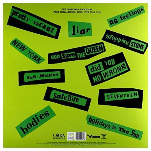 Sex Pistols - Anarchy In Rome (Limited Edition Import, Snot Green Vinyl) (LP) - Joco Records