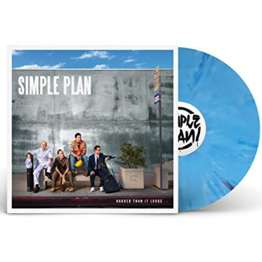 Simple Plan - Harder Than It Looks (Limited Edition, Blue Marble Vinyl) (LP) - Joco Records
