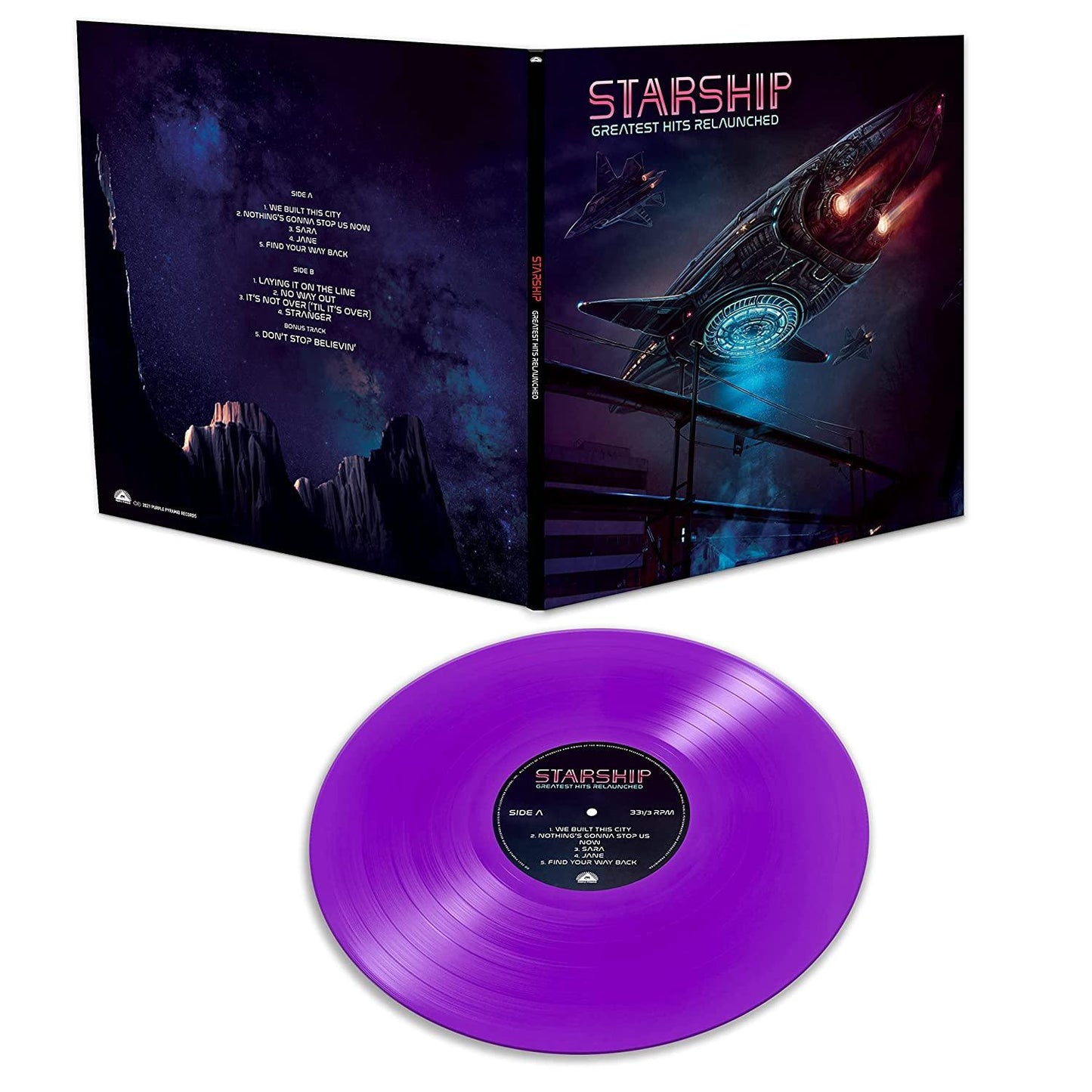 Starship - Greatest Hits: Relaunched (Limited Edition, Purple Vinyl) (LP) - Joco Records