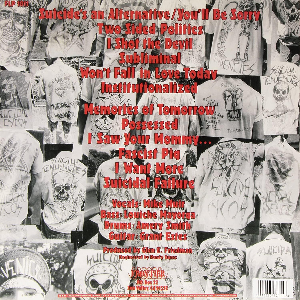 Suicidal Tendencies - Suicidal Tendencies (Limited Edition, Random Vinyl) (LP) - Joco Records