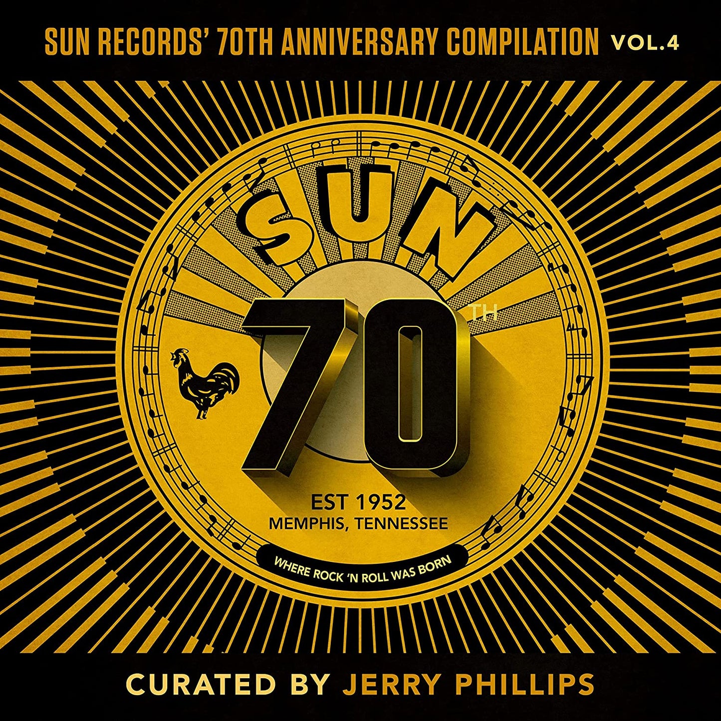 Various Artists - Sun Records' 70th Anniversary Compilation, Vol. 4 (Curated By Jerry Phillips) (LP) - Joco Records