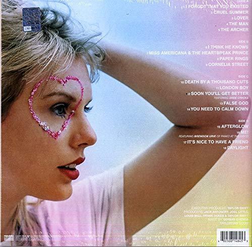 Taylor Swift - Lover (Limited Edition, Pink & Blue Transparent Color) (2 LP) - Joco Records