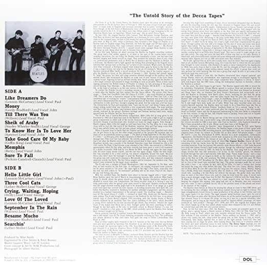 The Beatles - Decca Tapes (Limited Edition Import, 180 Gram, Clear Vinyl) (LP) - Joco Records