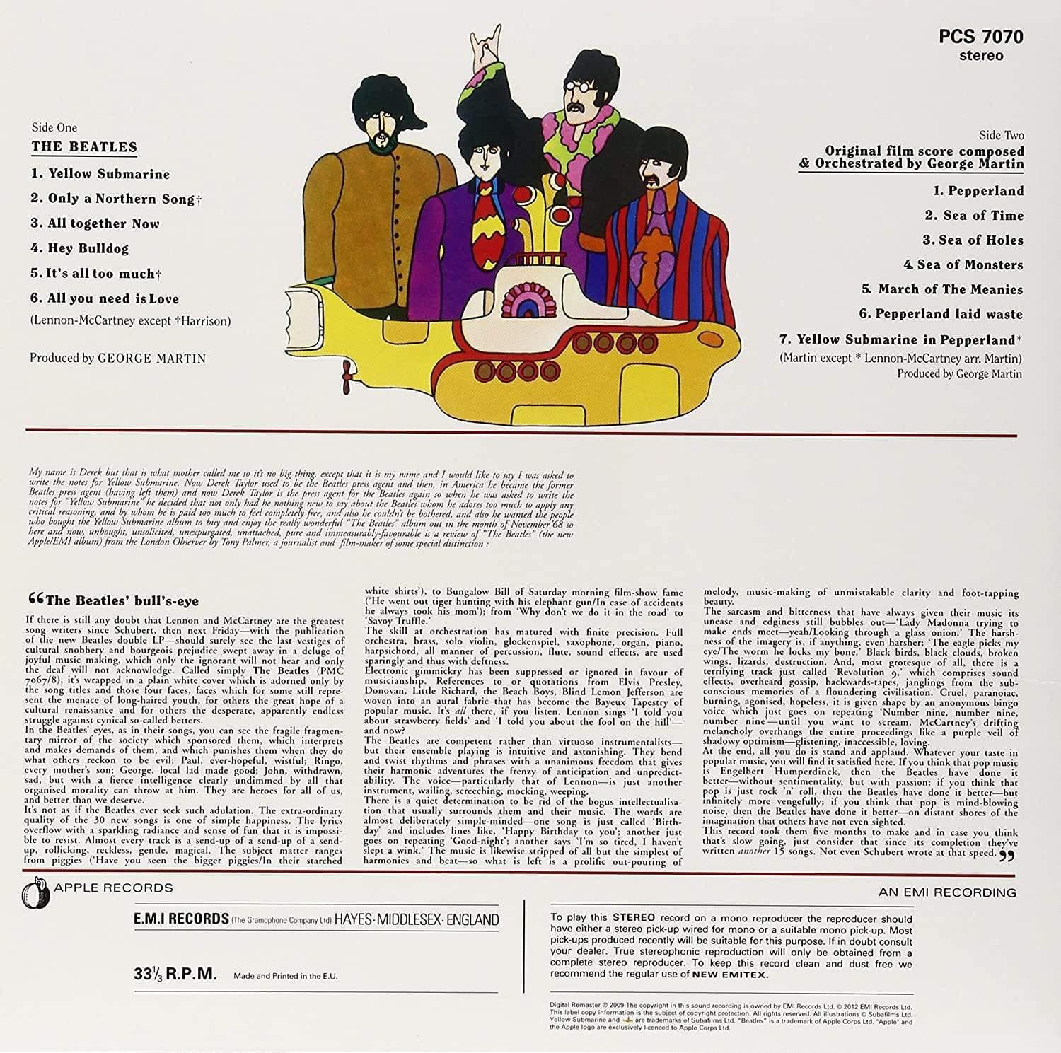 The Beatles - Yellow Submarine (Remastered, 180 Gram) (LP) - Joco Records